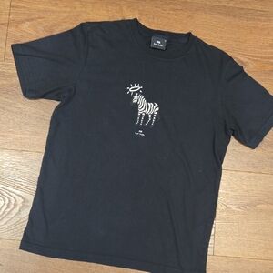 PAUL SMITH ZEBRA HALO mens Graphic Tshirt..size Small... #7646